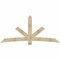 Ekena Millwork Alberta Rough Sawn Timber Gable Bracket, Douglas Fir, 96"W x 44"H x 2"D x 6"F, 11/12 Pitch GBW096X44X0206ALB00RDF - alternate 1